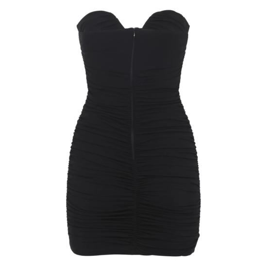 26SS 엘리자베타프랜치 숏 원피스 AB90861E2 110 BLACK - ELISABETTA FRANCHI