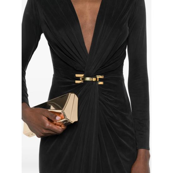 26SS 엘리자베타프랜치 롱 원피스 ABR2961E2 110 BLACK - ELISABETTA FRANCHI