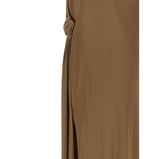 26SS 엘리자베타프랜치 롱 원피스 ABR2461E2 229 BROWN - ELISABETTA FRANCHI