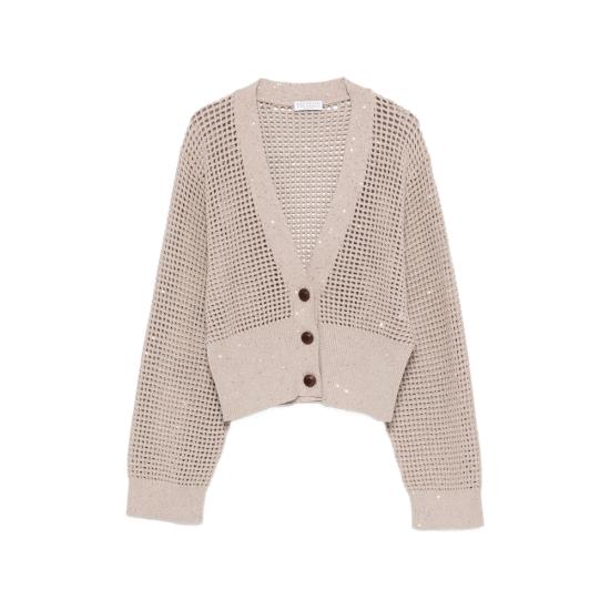 26SS 브루넬로 쿠치넬리 가디건 MDV762106 C069 NEUTRALS