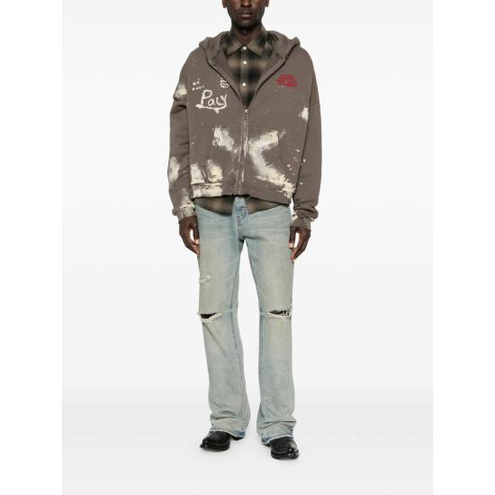 26SS 팔리 할리우드 후드 티셔츠 4U008Q3009 BROWN - PALY HOLLYWOOD