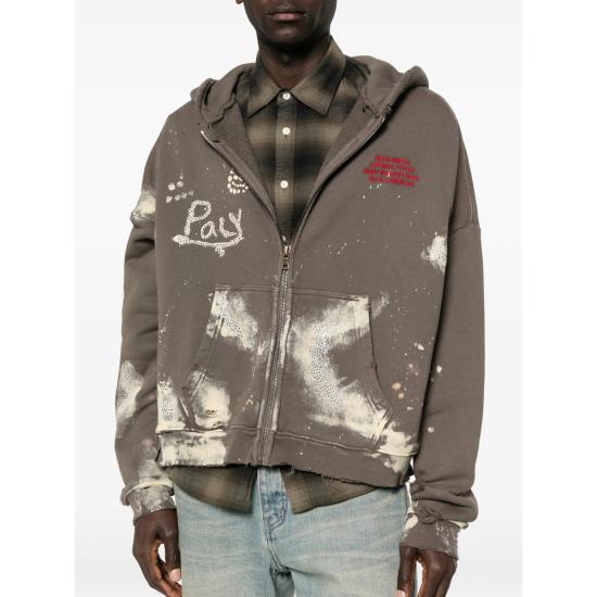 26SS 팔리 할리우드 후드 티셔츠 4U008Q3009 BROWN - PALY HOLLYWOOD