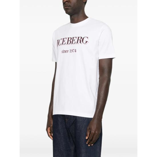 26SS 아이스 비 아이스버그 반팔 티셔츠 F014 627A 1101 WHITE - ICE B ICEBERG