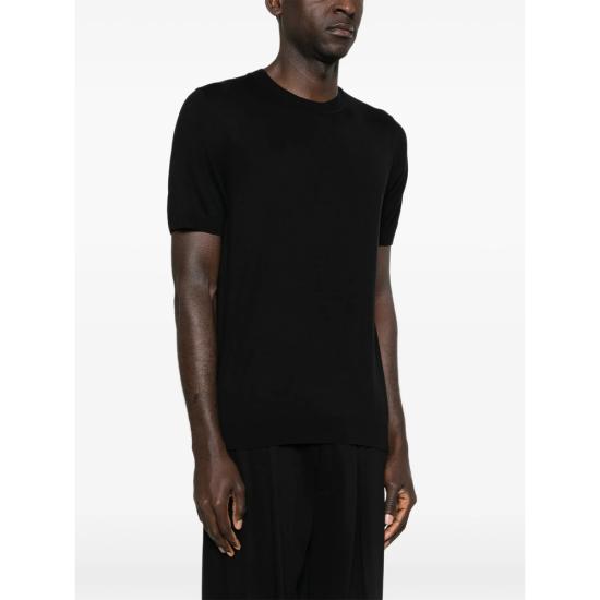 26SS 라르디니 반팔 티셔츠 PALMMC80 PA66031 999 BLACK - LARDINI