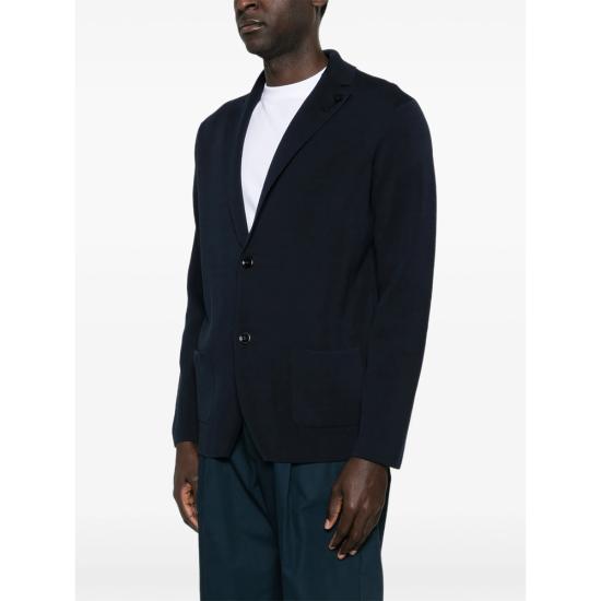 26SS 라르디니 가디건 PALJM100 PA66024 850 BLUE - LARDINI