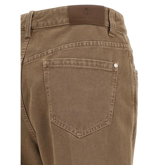 26SS 브루넬로 쿠치넬리 데님 팬츠 M0H81P5568 C1799 BROWN - BRUNELLO CUCINELLI