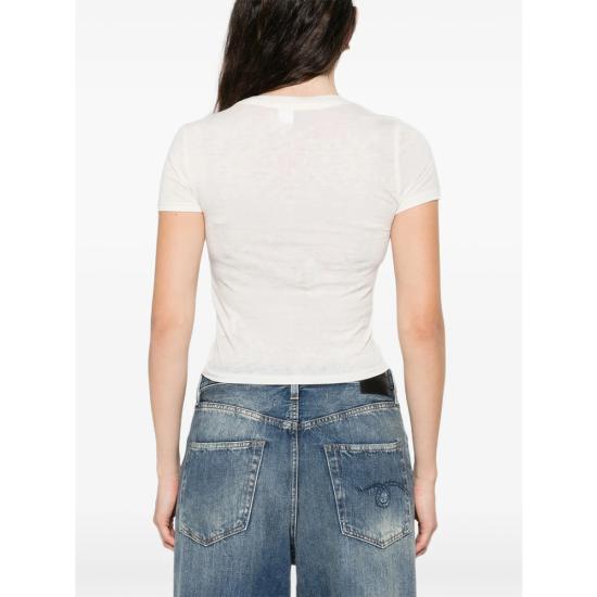 26SS 리던 반팔 티셔츠 792 02WTNT003 VINWH NEUTRALS - RE/DONE