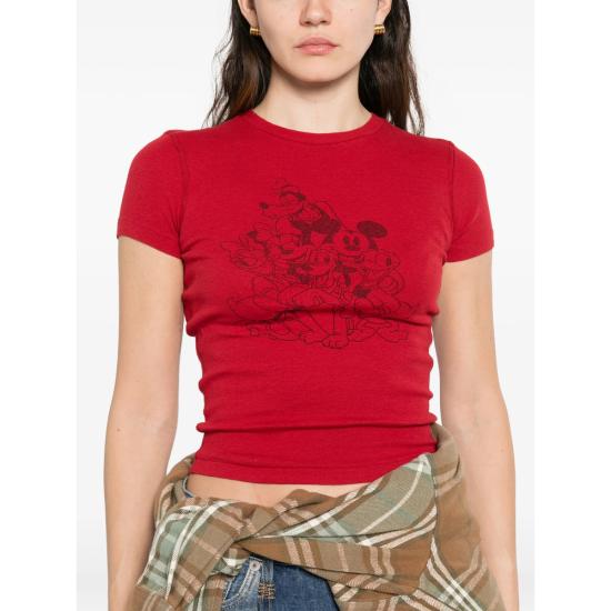 26SS 리던 반팔 티셔츠 024R 0WBGT24 ROSSO RED - RE/DONE