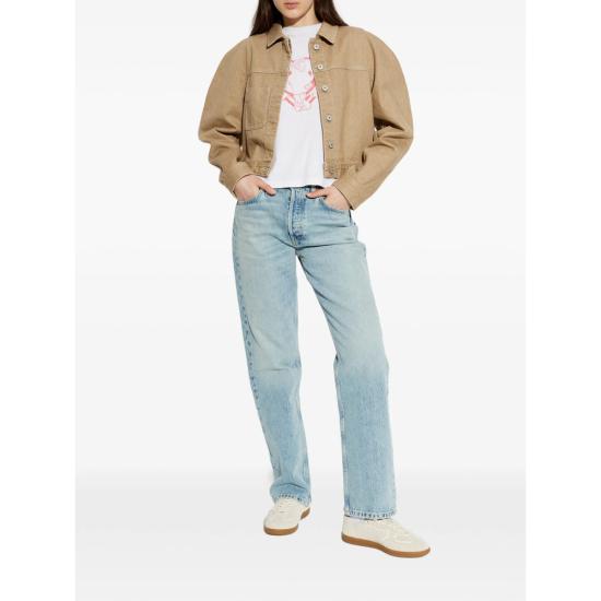 26SS 리던 반팔 티셔츠 024 02WCGT377 VINWH WHITE RED - RE/DONE