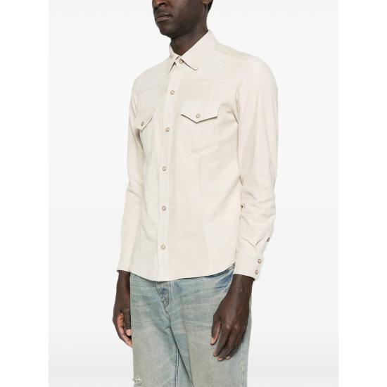 26SS Rifugio 긴팔 셔츠 26ETXS SUEDE SO19 NEUTRALS - OTHER BRANDS