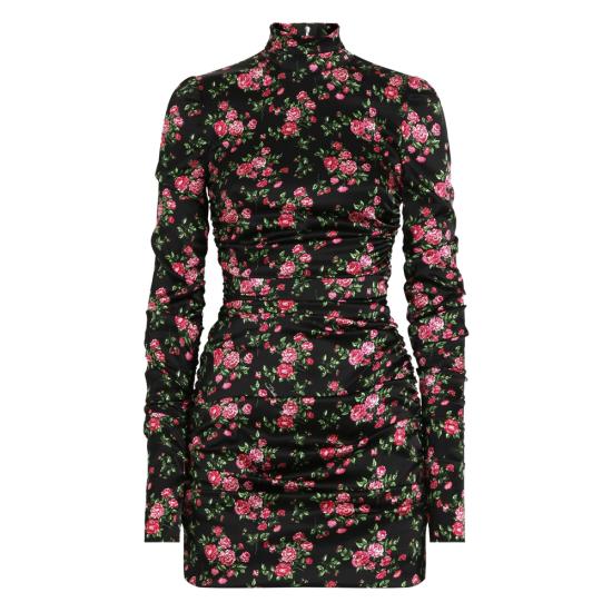 26SS 돌체앤가바나 미디 원피스 F60G2T FSA8G HN5XP BLACK PINK