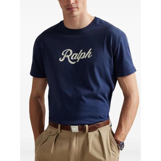 26SS 랄프 로렌 반팔 티셔츠 710936401011 DKCOW BLUE - RALPH LAUREN