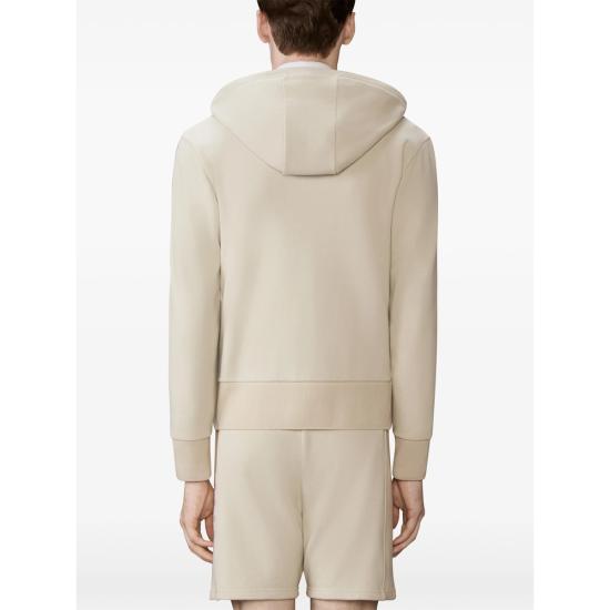 26SS 톰브라운 4바 저지 집업 후디 MJT517A 03037 260 NEUTRALS - THOM BROWNE