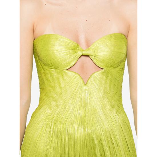 26SS 마리아루시아호한 롱 원피스 STEPHANIE LIME GREEN - MARIA LUCIA HOHAN