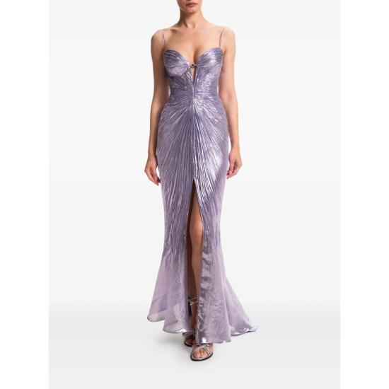 26SS 마리아루시아호한 롱 원피스 SARA DAHLI PURPLE - MARIA LUCIA HOHAN