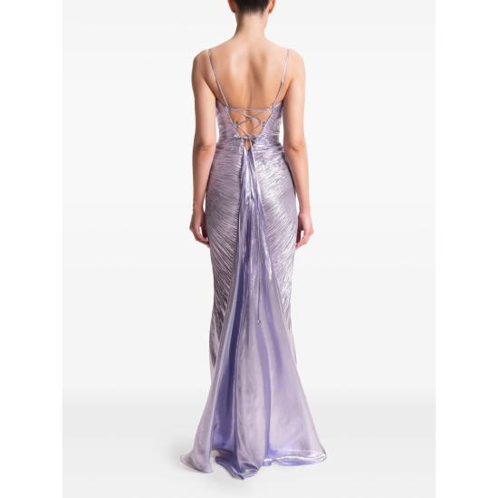 26SS 마리아루시아호한 롱 원피스 SARA DAHLI PURPLE - MARIA LUCIA HOHAN