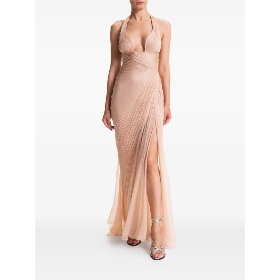 26SS 마리아루시아호한 롱 원피스 MILAGROS BLOSS NEUTRALS - MARIA LUCIA HOHAN