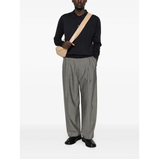 26SS 스튜디오 니콜슨 폴로 티셔츠 SNM 381 PILOTE DKNAV BLUE - STUDIO NICHOLSON