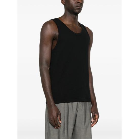 26SS 스튜디오 니콜슨 민소매 티셔츠 SNM 1487 RAZIM BLACK - STUDIO NICHOLSON