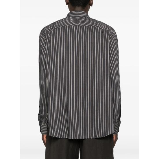 26SS 스튜디오 니콜슨 긴팔 셔츠 SNM 1126 VIEW INDIG BLACK NEUTRALS - STUDIO NICHOLSON