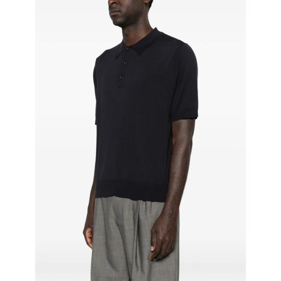 26SS 스튜디오 니콜슨 폴로 티셔츠 SNM 094 ARIETA DKNAV BLUE - STUDIO NICHOLSON