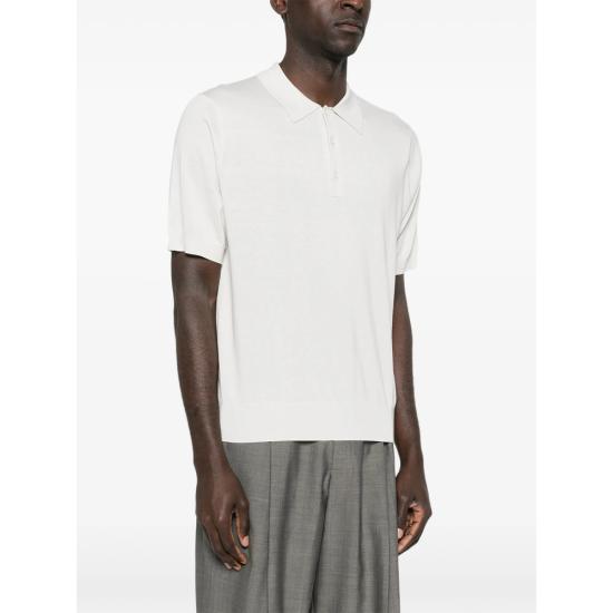 26SS 스튜디오 니콜슨 폴로 티셔츠 SNM 094 ARIETA BONE NEUTRALS - STUDIO NICHOLSON