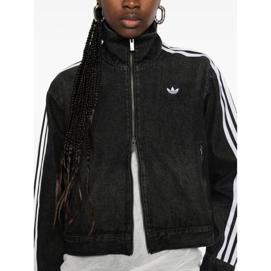 26SS 아디다스 데님 자켓 KS1394 BLACK WHITE - ADIDAS