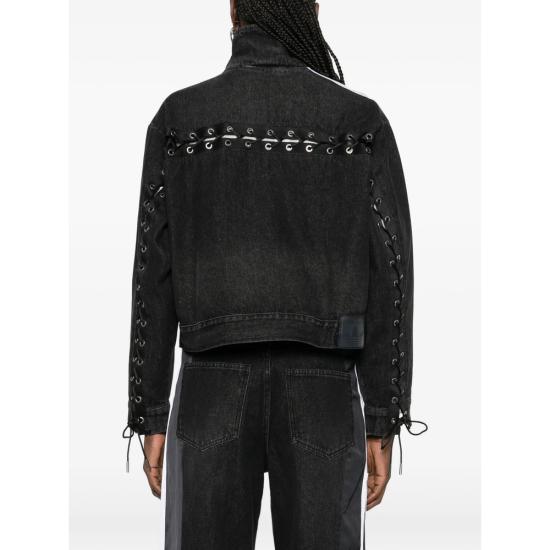 26SS 아디다스 데님 자켓 KS1394 BLACK WHITE - ADIDAS