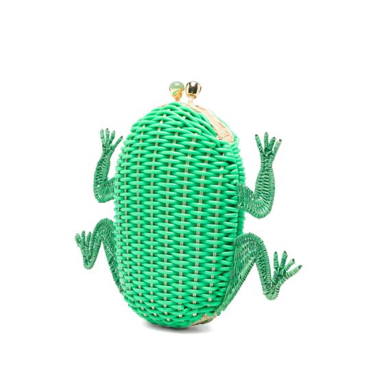 26SS 세르프이 클러치/파우치 13560 MARY FROGL GREEN GREEN NEUTRALS - SERPUI