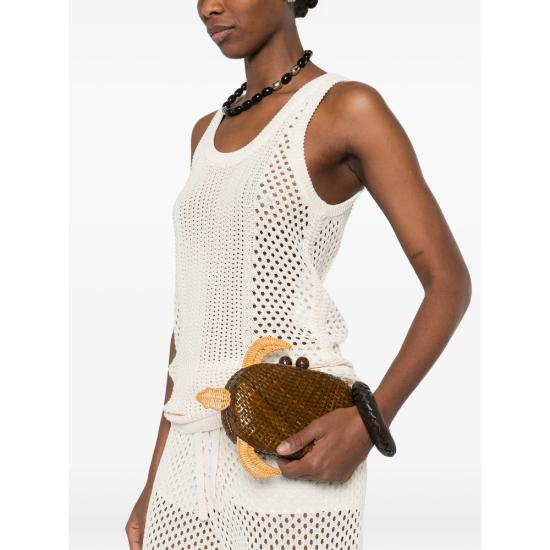 26SS 세르프이 클러치/파우치 13544 OLIVINE BROWN BROWN NEUTRALS - SERPUI