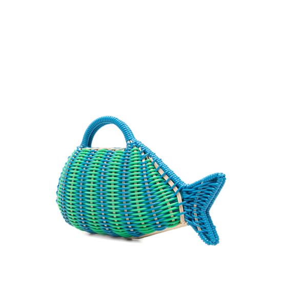 26SS 세르프이 토트백 13531 DAVID FISH BLUGR BLUE GREEN - SERPUI