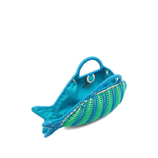 26SS 세르프이 토트백 13531 DAVID FISH BLUGR BLUE GREEN - SERPUI