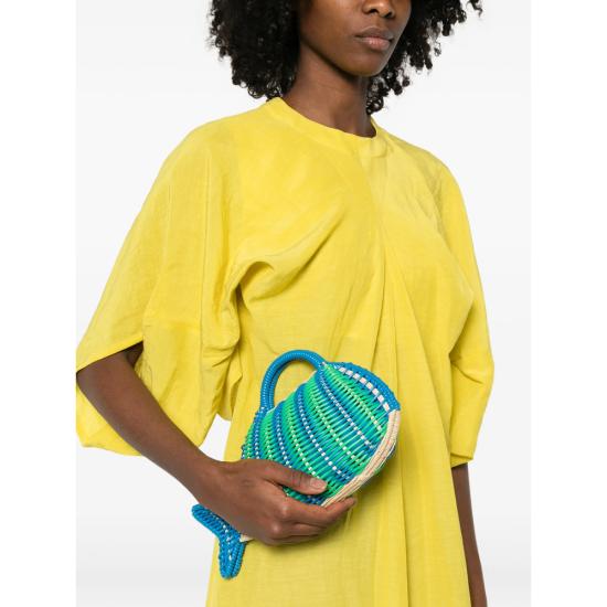 26SS 세르프이 토트백 13531 DAVID FISH BLUGR BLUE GREEN - SERPUI