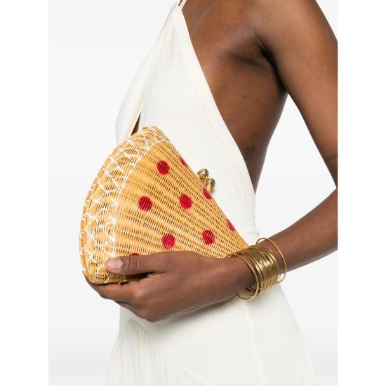 26SS 세르프이 클러치/파우치 13508 PIZZA HONEY NEUTRALS RED - SERPUI