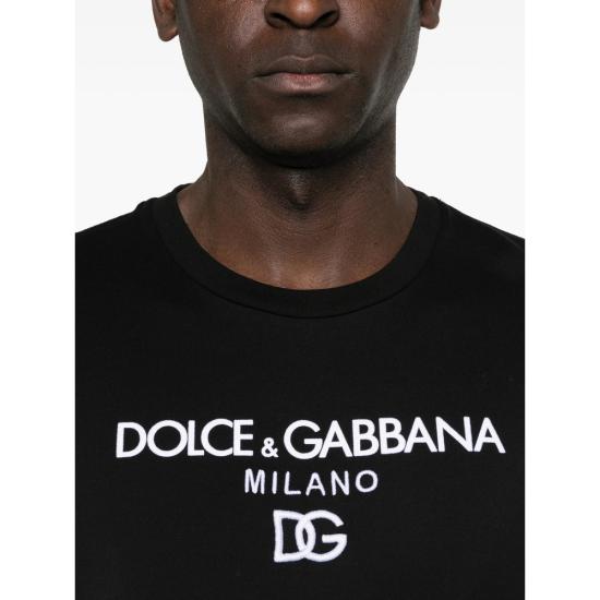 26SS 돌체앤가바나 반팔 티셔츠 G8PD7Z G7P0H N0000 BLACK - DOLCE & GABBANA