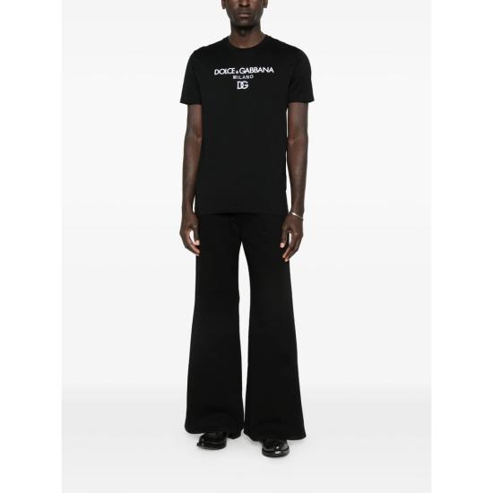 26SS 돌체앤가바나 반팔 티셔츠 G8PD7Z G7P0H N0000 BLACK - DOLCE & GABBANA