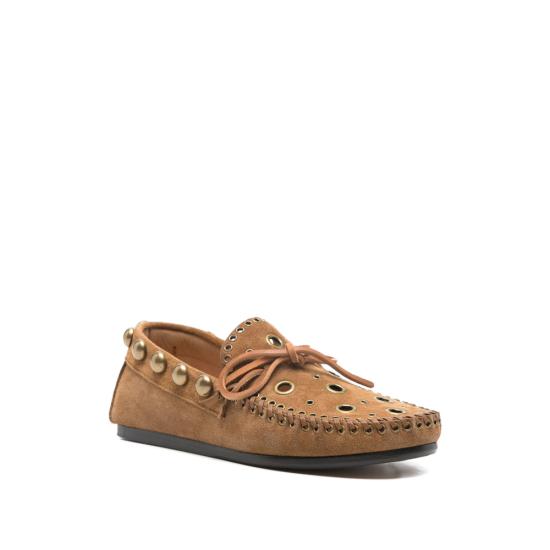26SS 이자벨마랑 로퍼 D1A21S MC0019FD 50CO BROWN - ISABEL MARANT