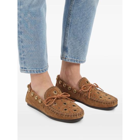 26SS 이자벨마랑 로퍼 D1A21S MC0019FD 50CO BROWN - ISABEL MARANT