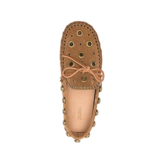 26SS 이자벨마랑 로퍼 D1A21S MC0019FD 50CO BROWN - ISABEL MARANT