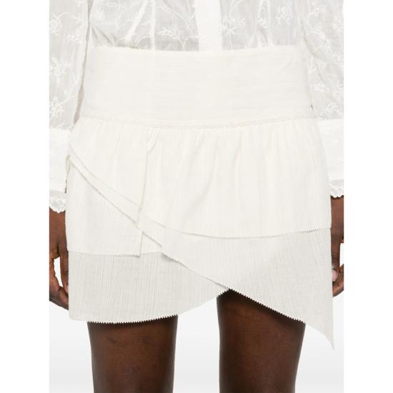 26SS 이자벨마랑에뚜왈 숏 스커트 D1J11E JU0439FA 23EC NEUTRALS - ISABEL MARANT ETOILE