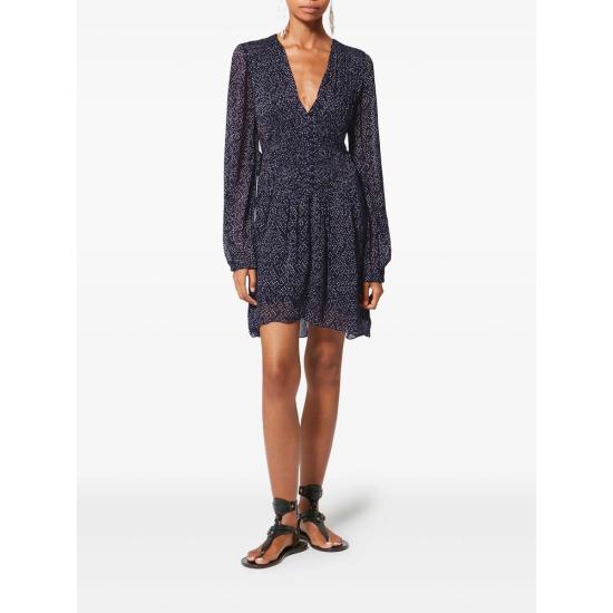 26SS 이자벨마랑에뚜왈 미디 원피스 D1J08E RO0969FB 30MI BLUE - ISABEL MARANT ETOILE