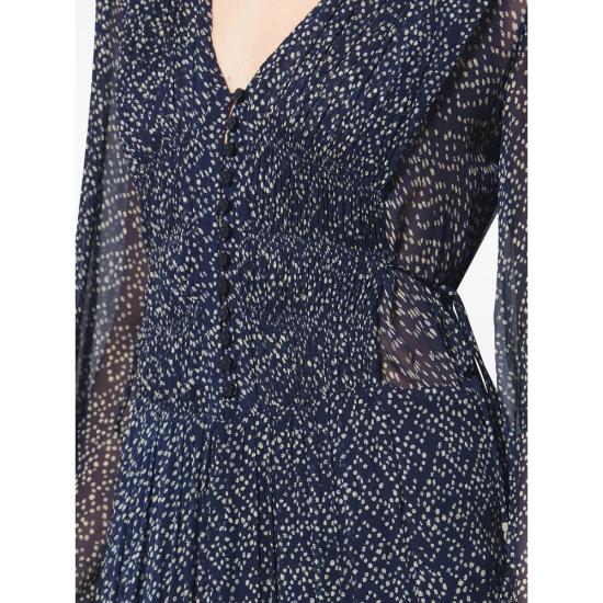 26SS 이자벨마랑에뚜왈 롱 원피스 D1J08E RO0798FB 30MI BLUE - ISABEL MARANT ETOILE