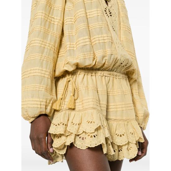 26SS 이자벨마랑에뚜왈 미디 원피스 D1J05E RO0952FA 10LC NEUTRALS - ISABEL MARANT ETOILE