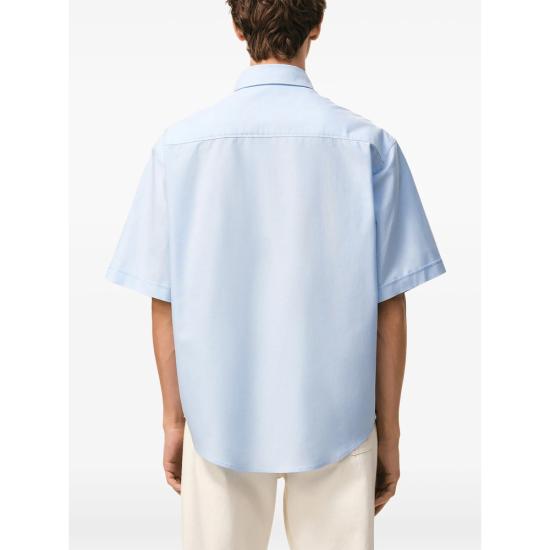 26SS 아미 반팔 셔츠 HSH823 CO0031 450 BLUE - AMI