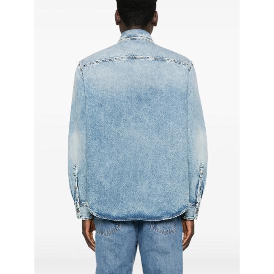 26SS 베르사체 데님 셔츠 1A16804 1022747 1D190 BLUE - VERSACE