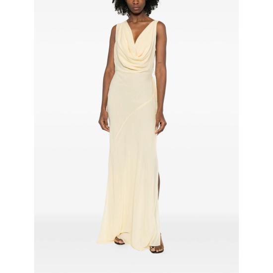 26SS 안다마네 롱 원피스 T190139A TNS038 VANIL YELLOW - ANDAMANE