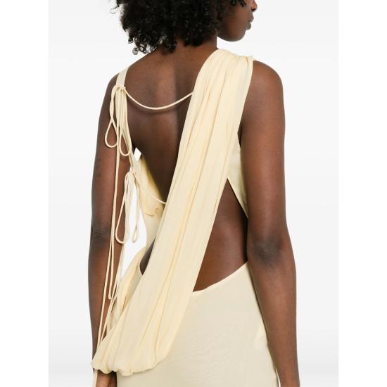 26SS 안다마네 롱 원피스 T190139A TNS038 VANIL YELLOW - ANDAMANE