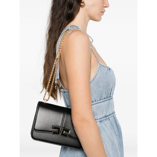 26SS 엘리자베타프랜치 숄더백 BS91A61E2 110 BLACK - ELISABETTA FRANCHI