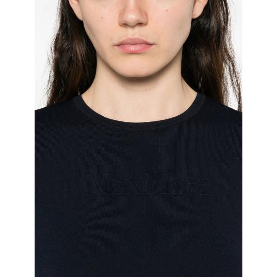 26SS 막스마라 반팔 티셔츠 MXPAUSTERO 033 004 BLUE - MAX MARA