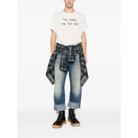 26SS 알13 반팔 티셔츠 R13WK001 K136B ECWHI NEUTRALS - R13